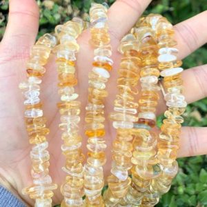 Shop Citrine Rondelle Beads! 1 Strand/15" Natural Citrine Yellow Crystal Healing Gemstone 7-12mm Free Form Flat Coin Rondelle Stone Bead For Earrings Jewelry Making | Natural genuine rondelle Citrine beads for beading and jewelry making.  #jewelry #beads #beadedjewelry #diyjewelry #jewelrymaking #beadstore #beading #affiliate #ad