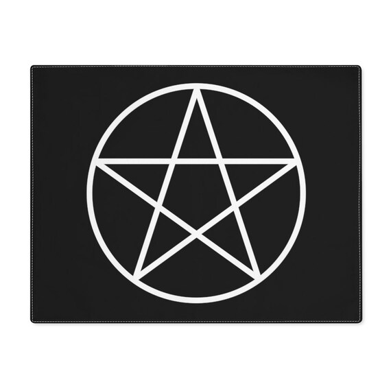 Crystal Grid, Pentacle, Pentagram Crystal Grid Cloth, Healing Crystal Grid Mat, Tarot Cloth, For Altars, Shrine, Meditation & Manifestation.