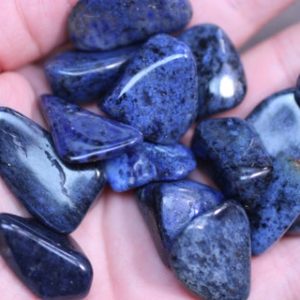 Shop Dumortierite Stones & Crystals! Dumortierite 1/2 inch + Tumbled Stones T8 | Natural genuine stones & crystals in various shapes & sizes. Buy raw cut, tumbled, or polished gemstones for making jewelry or crystal healing energy vibration raising reiki stones. #crystals #gemstones #crystalhealing #crystalsandgemstones #energyhealing #affiliate #ad