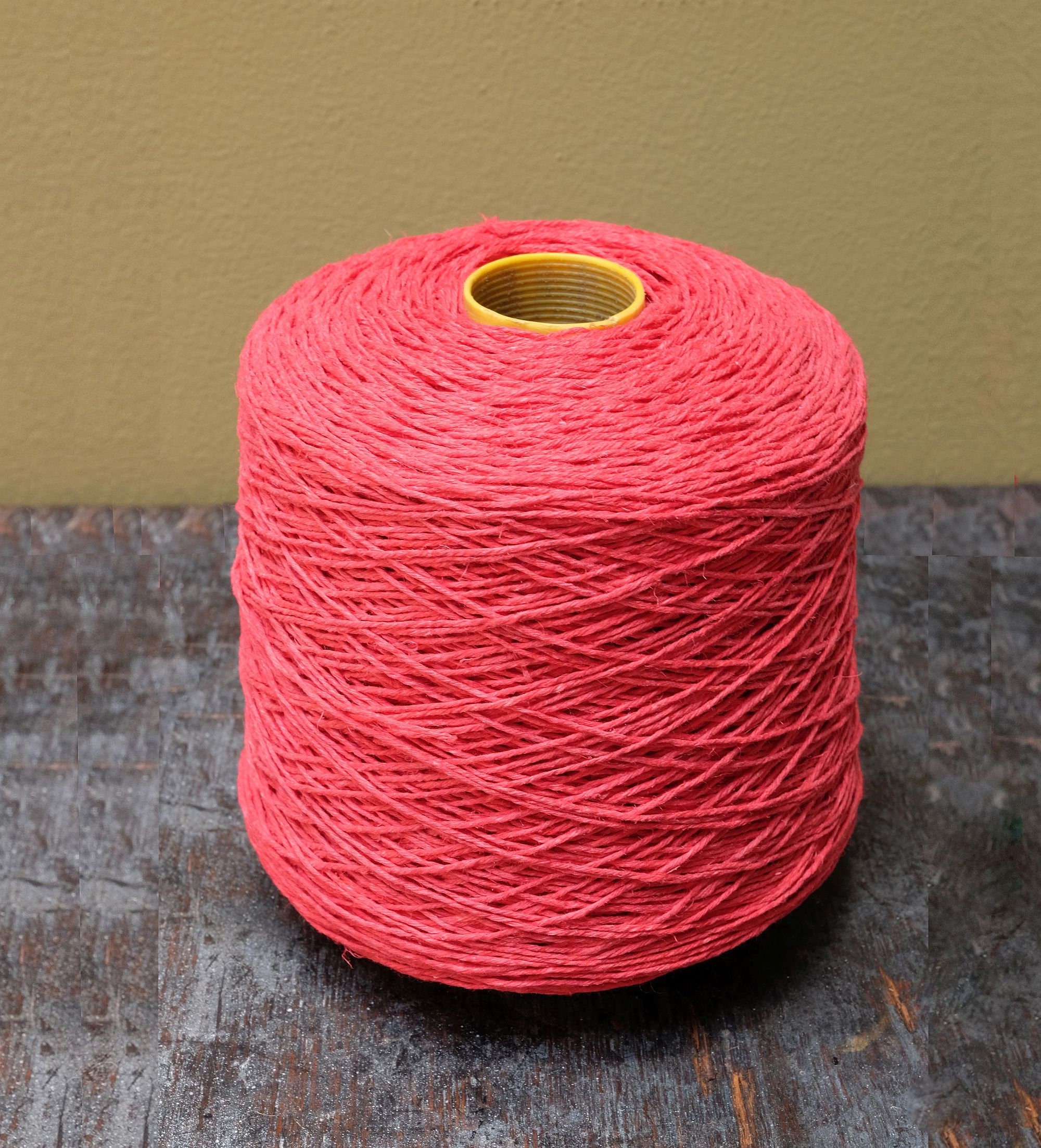 Red Hemp Twine Coil, Eco-friendly 100% Natural European Hemp Twine, 1mm Eco-friendly Dyed Hemp Cord, Coloured Craft Twine, Packing String