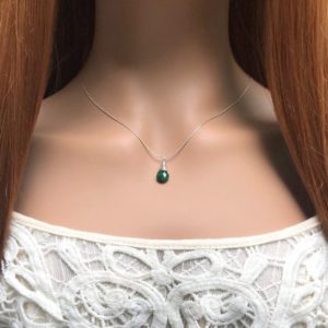 Shop Emerald Necklaces! Emerald choker necklace, May birthstone, Sterling Silver | Natural genuine Emerald necklaces. Buy crystal jewelry, handmade handcrafted artisan jewelry for women.  Unique handmade gift ideas. #jewelry #beadednecklaces #beadedjewelry #gift #shopping #handmadejewelry #fashion #style #product #necklaces #affiliate #ad