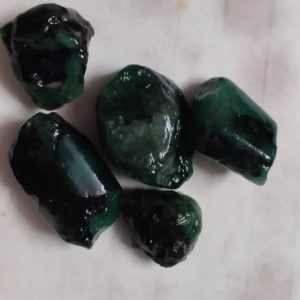 Shop Raw & Rough Emerald Stones! 5 Pieces AAA++ Untreated Unheated Beautiful Rich Green Natural Emerald Rough Gemstones, Green Emerald loose gemstone,139 carats | Natural genuine stones & crystals in various shapes & sizes. Buy raw cut, tumbled, or polished gemstones for making jewelry or crystal healing energy vibration raising reiki stones. #crystals #gemstones #crystalhealing #crystalsandgemstones #energyhealing #affiliate #ad