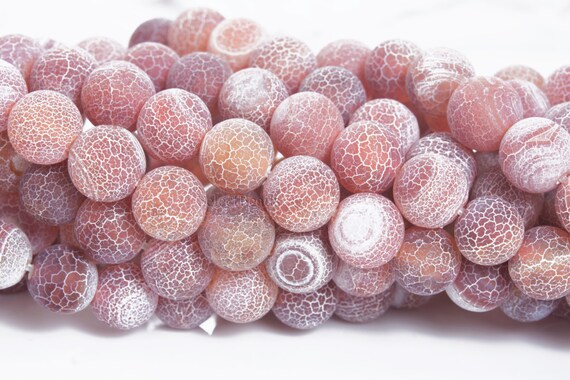 Red Fire Agate Matting Beads - Dull Polished Agate Gemstone Beads - Red Agate Gemstone - Red Gemstone Round Beads - 6-14mm Beads -15inch Red Fire Agate Matting Beads - Dull Polished Agate Gemstone Beads - Red Agate Gemstone - Red Gemstone Round Beads - 6-14mm Beads -15inch