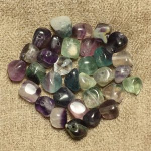 Shop Fluorite Chip & Nugget Beads! 10pc – Perles de Pierre – Fluorite multicolore Nuggets 7-10mm – 4558550006851 | Natural genuine chip Fluorite beads for beading and jewelry making.  #jewelry #beads #beadedjewelry #diyjewelry #jewelrymaking #beadstore #beading #affiliate #ad