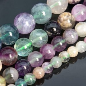 Multicolor Fluorite Beads Genuine Natural Grade AA Gemstone Round Loose Beads 6MM 8MM 10MM 11-12MM Bulk Lot Options | Natural genuine beads Fluorite beads for beading and jewelry making.  #jewelry #beads #beadedjewelry #diyjewelry #jewelrymaking #beadstore #beading #affiliate #ad
