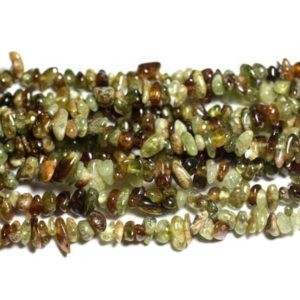 Shop Garnet Chip & Nugget Beads! 40pc – Stone Beads – Garnet Green Rockeries Chips 4-10mm Green Khaki Brown – 7427039736138 | Natural genuine chip Garnet beads for beading and jewelry making.  #jewelry #beads #beadedjewelry #diyjewelry #jewelrymaking #beadstore #beading #affiliate #ad