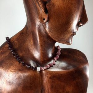 Shop Garnet Necklaces! Garnet and Muscovite Necklace/ Almandine Garnet/ Muscovite/ gemstone/ necklace/ Haute Couture/ Jewelry | Natural genuine Garnet necklaces. Buy crystal jewelry, handmade handcrafted artisan jewelry for women.  Unique handmade gift ideas. #jewelry #beadednecklaces #beadedjewelry #gift #shopping #handmadejewelry #fashion #style #product #necklaces #affiliate #ad