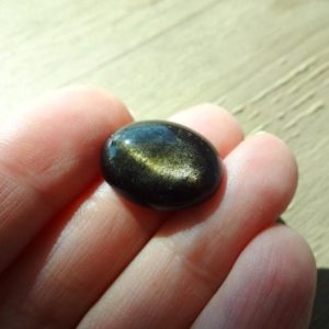 Shop Golden Obsidian Stones & Crystals! Golden Obsidian cabochon 20x15mm | Natural genuine stones & crystals in various shapes & sizes. Buy raw cut, tumbled, or polished gemstones for making jewelry or crystal healing energy vibration raising reiki stones. #crystals #gemstones #crystalhealing #crystalsandgemstones #energyhealing #affiliate #ad