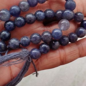Shop Iolite Round Beads! Natural Iolite Smooth Round Beads, Smooth Gemstone Loose Beads, Gemstone Beads, Semi Precious Beads, 4mm ,6mm, 8mm,10mm,12mm | Natural genuine round Iolite beads for beading and jewelry making.  #jewelry #beads #beadedjewelry #diyjewelry #jewelrymaking #beadstore #beading #affiliate #ad
