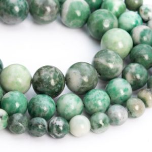 Shop Jade Round Beads! Genuine Natural Qinghai Jade Loose Beads Round Shape 6mm 8mm 10mm | Natural genuine round Jade beads for beading and jewelry making.  #jewelry #beads #beadedjewelry #diyjewelry #jewelrymaking #beadstore #beading #affiliate #ad
