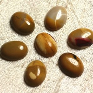 Shop Jasper Cabochons! 1pc – Cabochon de Pierre – Jaspe Mokaïte Ovale 16x12mm   4558550011114 | Natural genuine stones & crystals in various shapes & sizes. Buy raw cut, tumbled, or polished gemstones for making jewelry or crystal healing energy vibration raising reiki stones. #crystals #gemstones #crystalhealing #crystalsandgemstones #energyhealing #affiliate #ad
