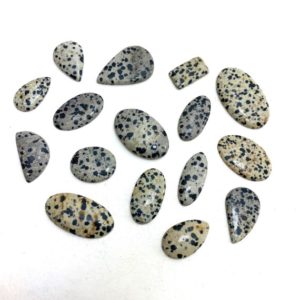 Dalmatian Jasper Cabochon, Dalmatian Jasper Cabochon, Polished Dalmatian Jasper Cabochon, 004 | Natural genuine stones & crystals in various shapes & sizes. Buy raw cut, tumbled, or polished gemstones for making jewelry or crystal healing energy vibration raising reiki stones. #crystals #gemstones #crystalhealing #crystalsandgemstones #energyhealing #affiliate #ad
