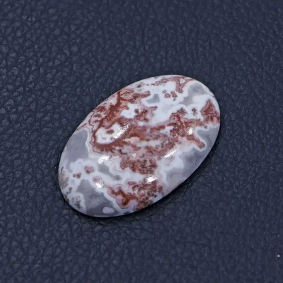 Superb Quality 25*38 Mm Oval Shape Rosita Jasper Gemstone 52.35 Cts Beautiful Rosita Cabochon Semi Precious Gemstone For Silver Jewelry