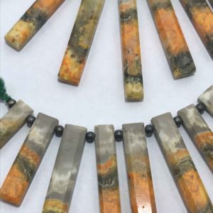 Shop Jasper Faceted Beads! 10 Pieces Bumble Bee jasper Faceted Sticks Shape Beads ,Faceted Beads ,Stick Shape Beads, Bumble Bee Jasper Stick Shape Beads | Natural genuine faceted Jasper beads for beading and jewelry making.  #jewelry #beads #beadedjewelry #diyjewelry #jewelrymaking #beadstore #beading #affiliate #ad