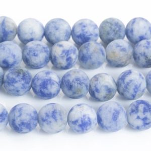 Shop Jasper Beads! matte blue spot jasper beads – green flower porcelain like beads – blue and white porcelain like beads -4-14mm jasper beads – 15inch | Natural genuine beads Jasper beads for beading and jewelry making.  #jewelry #beads #beadedjewelry #diyjewelry #jewelrymaking #beadstore #beading #affiliate #ad