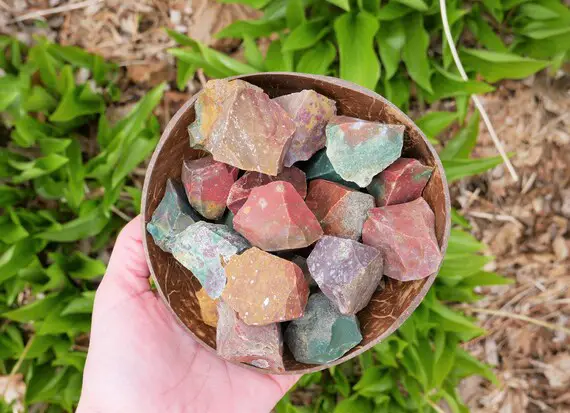 Fancy Jasper Raw Stones - Rough Jasper - Natural Jasper - Grounding Stones - Real Raw Stones - Crystals For Decor - Natural Stones