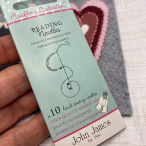 Shop Beading Needles! John James Beading Needles, Ten Hand Sewing Needles, Sizes 10, 11, & 12 in One Package, Beading Needles for Embroidery Bead Weaving | Shop jewelry making and beading supplies, tools & findings for DIY jewelry making and crafts. #jewelrymaking #diyjewelry #jewelrycrafts #jewelrysupplies #beading #affiliate #ad