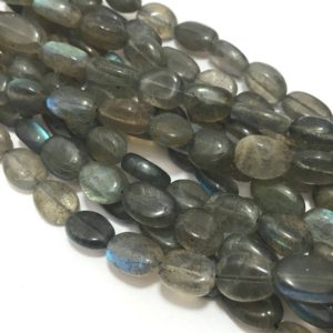 Shop Labradorite Bead Shapes! On Sale Lot  Of Labradorite Plain Oval 6×8 to 6×10 mm Gemstone Beads Strand / Semi Precious Beads / Rare Beads / Labradorite Wholesale Beads | Natural genuine other-shape Labradorite beads for beading and jewelry making.  #jewelry #beads #beadedjewelry #diyjewelry #jewelrymaking #beadstore #beading #affiliate #ad