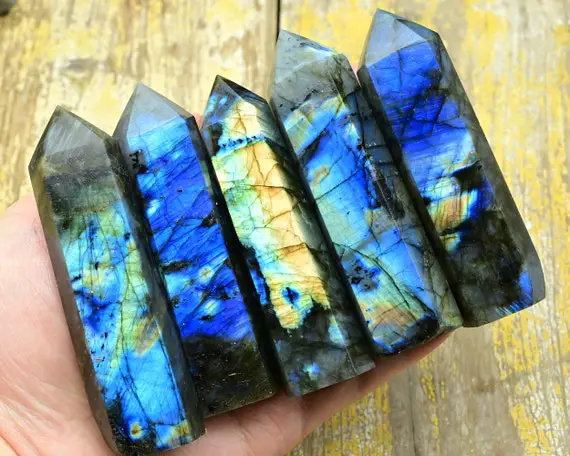 Aaaa Natural High Flash Labradorite Tower,healing Crystal Tower,crystal Point Tower Home Decor,for Gift Energy Tower,labradorite Point Tower