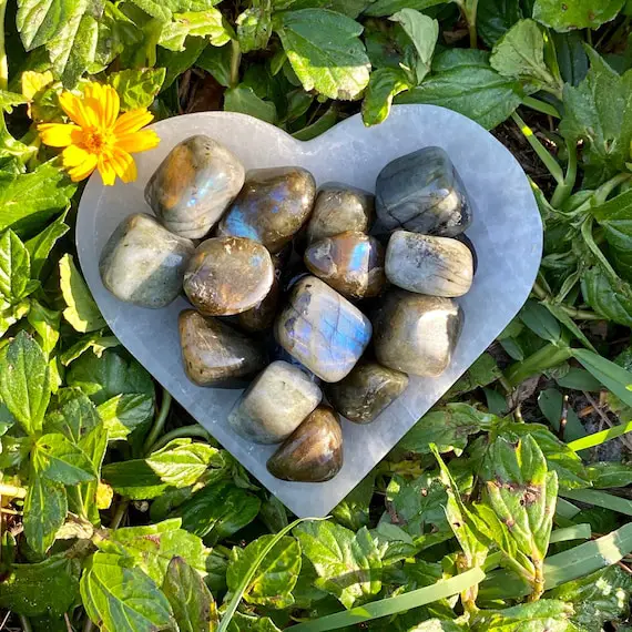 Labradorite,  Labradorite Tumbled Stone, Polished Labradorite, Crystal, Stone, Natural, Crystal Grid