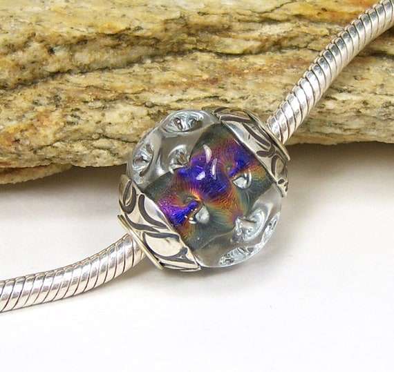 Lampwork Glass Charm Bead - Large Hole - Bhb