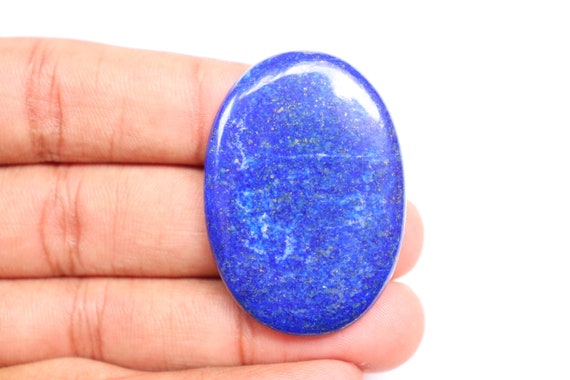 A+ Lapis Lazuli Cabochon, Lapis Lazuli Gemstone, Lapis Lazuli Loose Stone, Loose Gemstone For Jewelry Use, Pocket Stone  Blue & Gold