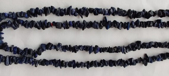 35" Natural Lapis Lazuli Chip Beads, Uncut Chip Bead, 3-7mm, Polished Beads, Lapis Lazuli Chip Bead, Wholesale Price, Jewelery Supplies