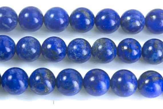 Natural Blue Lapis Lazulie Beads - Lapis Lazuli Gemstone - Precious Gemstone Beads - Geuine Blue Lapis Stone Beads -royal Blue Lapis -15inch