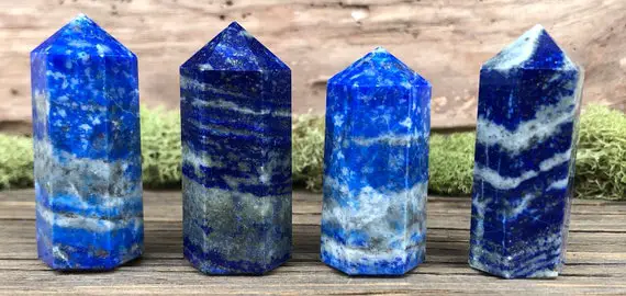 Lapis Lazuli Healing Crystal Tower Point