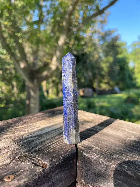 Lapis Lazuli Point - Reiki Charged - Powerful Energy - Third Eye Opener - Raise Your Vibration - Develop Psychic Abilities #13