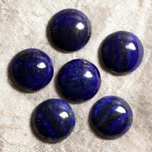 Shop Lapis Lazuli Round Beads! Stone Cabochon – Lapis Lazuli – Round 20 mm 4558550036230 | Natural genuine round Lapis Lazuli beads for beading and jewelry making.  #jewelry #beads #beadedjewelry #diyjewelry #jewelrymaking #beadstore #beading #affiliate #ad