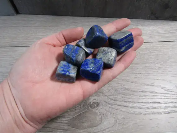 Lapis Lazuli 0.75 Inch + Tumbled Stone T115