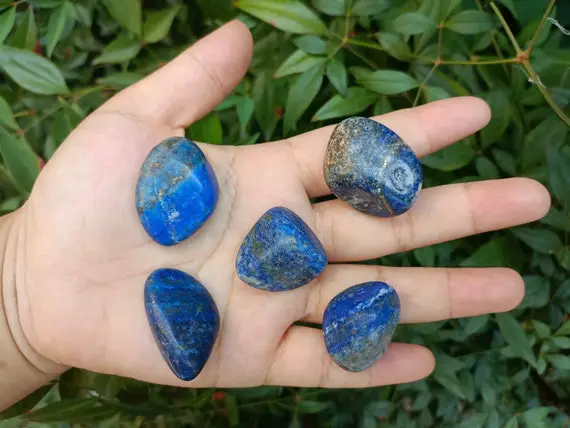 Lapis Lazuli Tumbled Stones 20-40mm (1"-1.5")