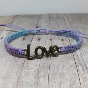 Shop Hemp Jewelry! Love Bracelet – Love Jewelry – Hemp Jewelry – Hemp Bracelet -Bohemian Bracelet – Bohemian Jewelry – Macrame Bracelet – Romantic Gift | Shop jewelry making and beading supplies, tools & findings for DIY jewelry making and crafts. #jewelrymaking #diyjewelry #jewelrycrafts #jewelrysupplies #beading #affiliate #ad