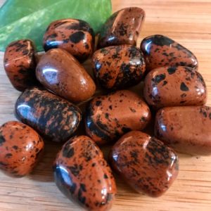 Shop Mahogany Obsidian Stones & Crystals! Tumbled Mahogany Obsidian Stones Set with Gift Bag and Note | Natural genuine stones & crystals in various shapes & sizes. Buy raw cut, tumbled, or polished gemstones for making jewelry or crystal healing energy vibration raising reiki stones. #crystals #gemstones #crystalhealing #crystalsandgemstones #energyhealing #affiliate #ad