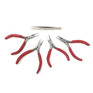 Shop Beading Pliers! Mini Hobby Pliers for Small Items Includes Flat, Round, Half Round, Side Cutting in Protective Storage Case Jewellery Making Modelling Craft | Shop jewelry making and beading supplies, tools & findings for DIY jewelry making and crafts. #jewelrymaking #diyjewelry #jewelrycrafts #jewelrysupplies #beading #affiliate #ad