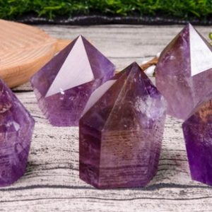 Shop Gemstone Points & Wands! Natural Clear Ametrine Crystal Tower, ametrine Quartz Point, healing Crystal Tower, purple Crystal Tower, Gemstone Wand Obelisk Crystal | Natural genuine stones & crystals in various shapes & sizes. Buy raw cut, tumbled, or polished gemstones for making jewelry or crystal healing energy vibration raising reiki stones. #crystals #gemstones #crystalhealing #crystalsandgemstones #energyhealing #affiliate #ad