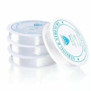 Shop Stringing Material for Jewelry Making! Nylon Thread, Clear Jewellery Beading Wire ,Elastic Stretchy for Jewellery Making Bracelet Necklace ,Craft Beads Line DIY String | Shop jewelry making and beading supplies, tools & findings for DIY jewelry making and crafts. #jewelrymaking #diyjewelry #jewelrycrafts #jewelrysupplies #beading #affiliate #ad