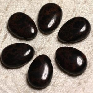 Shop Obsidian Pendants! Pendentif Goutte Pierre semi précieuse – Obsidienne Mahogany foncée 25mm  4558550015419 | Natural genuine Obsidian pendants. Buy crystal jewelry, handmade handcrafted artisan jewelry for women.  Unique handmade gift ideas. #jewelry #beadedpendants #beadedjewelry #gift #shopping #handmadejewelry #fashion #style #product #pendants #affiliate #ad