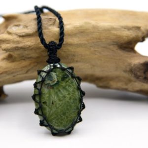Shop Ocean Jasper Pendants! Ocean Jasper Necklace, Natural Crystal Pendant, Supernatural Jewelry, Spiritual Gift for Friend | Natural genuine Ocean Jasper pendants. Buy crystal jewelry, handmade handcrafted artisan jewelry for women.  Unique handmade gift ideas. #jewelry #beadedpendants #beadedjewelry #gift #shopping #handmadejewelry #fashion #style #product #pendants #affiliate #ad