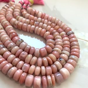 Shop Opal Rondelle Beads! 1/2 strand jumbo smooth opal roundels | Natural genuine rondelle Opal beads for beading and jewelry making.  #jewelry #beads #beadedjewelry #diyjewelry #jewelrymaking #beadstore #beading #affiliate #ad