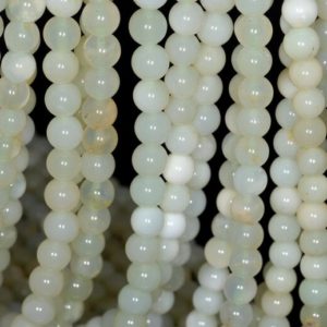 Shop Opal Round Beads! 6mm Green Opal Gemstone Light Round 6mm Loose Beads 15.5 inch Full Strand (80002649-806) | Natural genuine round Opal beads for beading and jewelry making.  #jewelry #beads #beadedjewelry #diyjewelry #jewelrymaking #beadstore #beading #affiliate #ad