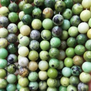 Shop Opal Round Beads! Natural Green Opal Gemstone Smooth And Round Beads,6mm 8mm 10mm 12mm Opal Beads Wholesale Supply,one strand 15" | Natural genuine round Opal beads for beading and jewelry making.  #jewelry #beads #beadedjewelry #diyjewelry #jewelrymaking #beadstore #beading #affiliate #ad
