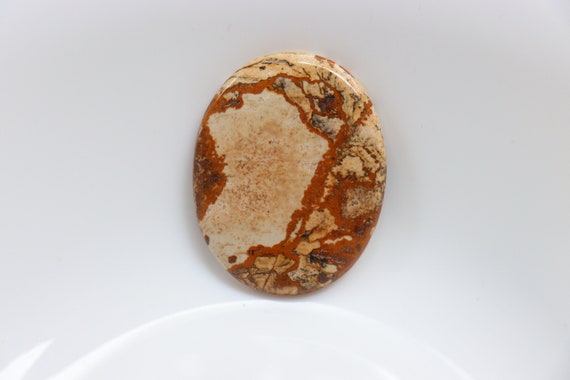 Picture Jasper Cabochon, Large Size, Picture Jasper Natural Cabochon, Healing Crystal, Meditation, Power Stone, Healing Stone, Gemstone