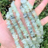 1 Strand / 15" Natural Green Prehnite Healing Gemstone 7-12mm Free Form Flat Coin Rondelle Stone Bead For Earrings Bracelet Jewelry Making | Natural genuine Gemstone jewelry. Buy crystal jewelry, handmade handcrafted artisan jewelry for women.  Unique handmade gift ideas. #jewelry #beadedjewelry #beadedjewelry #gift #shopping #handmadejewelry #fashion #style #product #jewelry #affiliate #ad