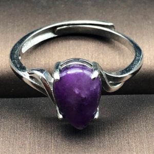 Shop Sugilite Rings! Premium-Gemmy sugilite,majestic purple sugilite ring,Jewelry,gel sugilite,gift, powerful stone,healing crystal,wealth luck,JXcrystal | Natural genuine Sugilite rings, simple unique handcrafted gemstone rings. #rings #jewelry #shopping #gift #handmade #fashion #style #affiliate #ad