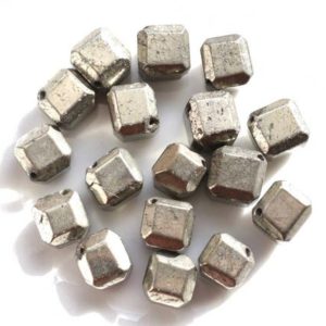 Shop Pyrite Bead Shapes! 2pc – Perles de Pierre – Pyrite dorée Cubes 10mm   4558550038340 | Natural genuine other-shape Pyrite beads for beading and jewelry making.  #jewelry #beads #beadedjewelry #diyjewelry #jewelrymaking #beadstore #beading #affiliate #ad