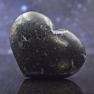 Shop Pyrite Shapes! Covellite with Pyrite Heart from Peru | Unusual | 2.06" | 190.5 grams | Natural genuine stones & crystals in various shapes & sizes. Buy raw cut, tumbled, or polished gemstones for making jewelry or crystal healing energy vibration raising reiki stones. #crystals #gemstones #crystalhealing #crystalsandgemstones #energyhealing #affiliate #ad