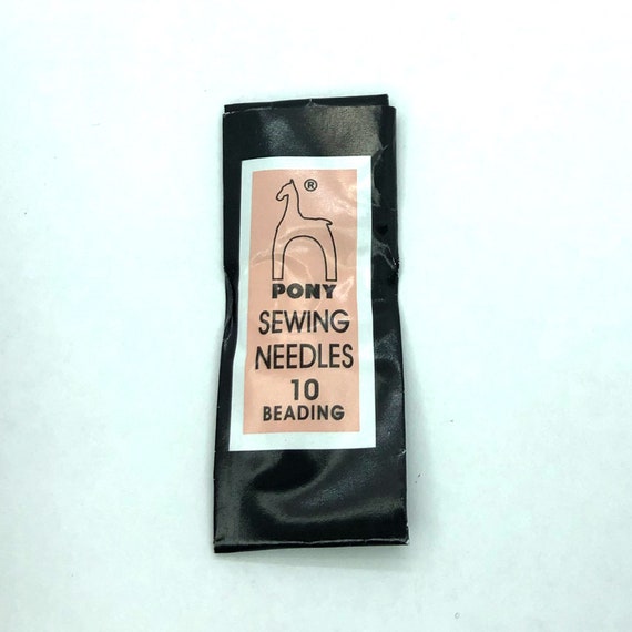 Qty Of (50) Size 10 Beading Needles / Pony Brand / Bead Weaving / Needles For Beading / Pony Needles / Needles For Beadwork