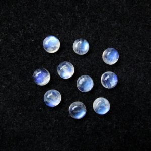 Shop Rainbow Moonstone Cabochons! 10 pieces 6mm Rainbow Moonstone Cabochon Round Loose Gemstone, Rainbow Moonstone Round Cabochon Gemstone, Moonstone Cabochon Round gemstone | Natural genuine stones & crystals in various shapes & sizes. Buy raw cut, tumbled, or polished gemstones for making jewelry or crystal healing energy vibration raising reiki stones. #crystals #gemstones #crystalhealing #crystalsandgemstones #energyhealing #affiliate #ad